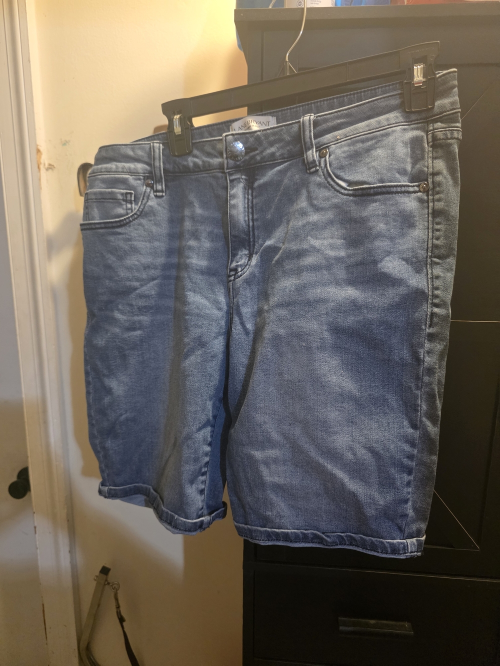 Lane Bryant Dark Blue Denim Shorts